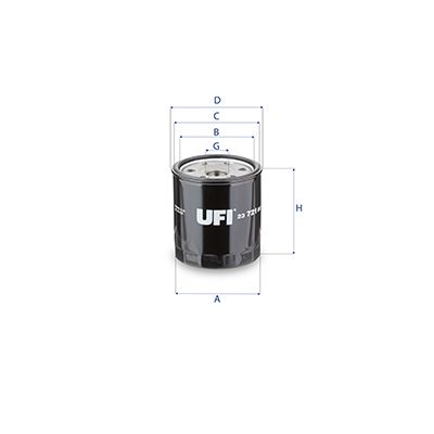 23.721.00 UFI Filtro olio 