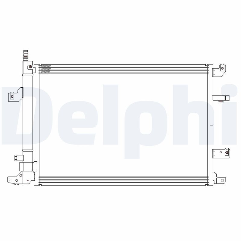 CF20316 DELPHI Condensatore, climatizzatore 