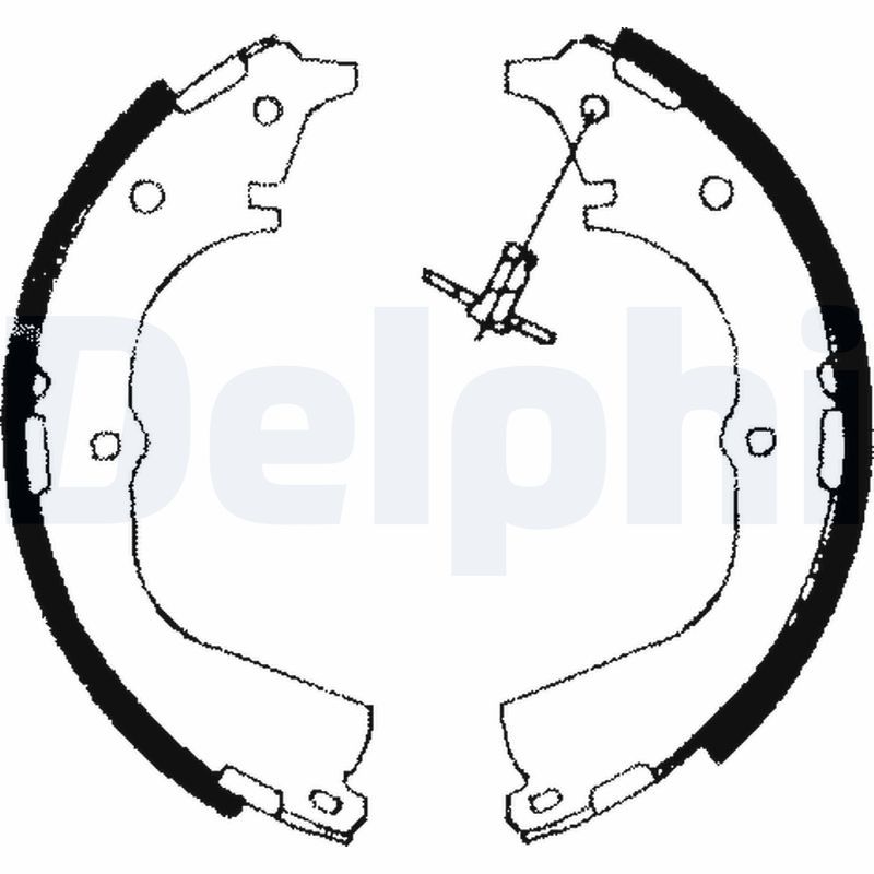 LS1654 DELPHI Kit ganasce freno 