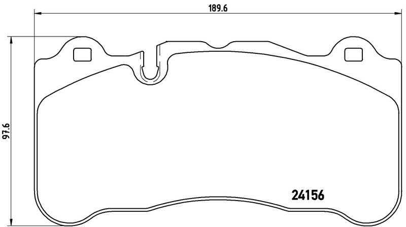 P50078 BREMBO Kit pastiglie freno, Freno a disco 