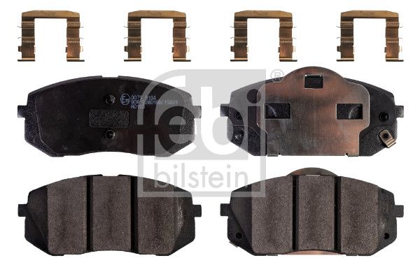 116410 FEBI BILSTEIN Kit pastiglie freno, Freno a disco 