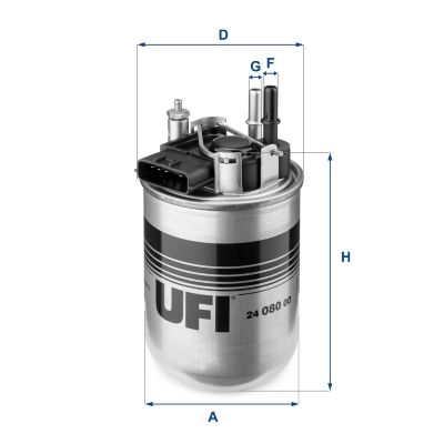 24.080.00 UFI Filtro carburante 