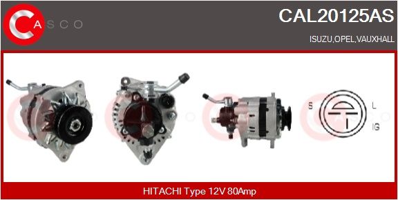 CAL20125AS CASCO Alternatore 