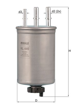 KL446 KNECHT Filtro carburante 
