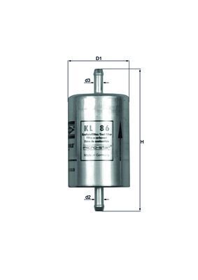 KL86 KNECHT Filtro carburante 