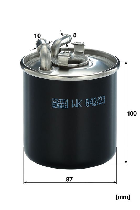 WK842/23X MANN-FILTER Filtro carburante 