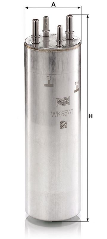 WK857/1 MANN-FILTER Filtro carburante 