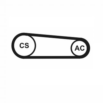 4PK917ELASTT1 CONTINENTAL CTAM Kit Cinghie Poly-V 