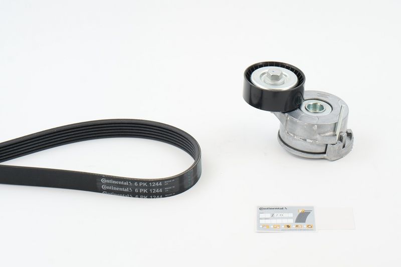 6PK1244K1 CONTINENTAL CTAM Kit Cinghie Poly-V 