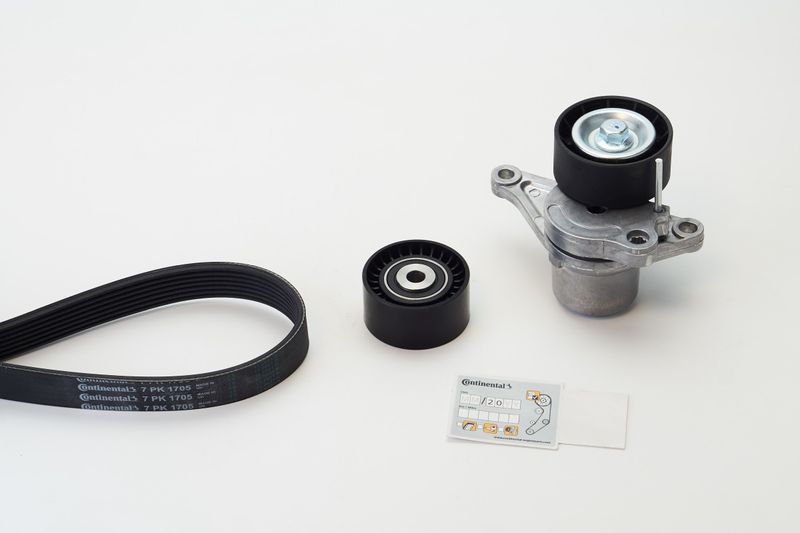 7PK1705K1 CONTINENTAL CTAM Kit Cinghie Poly-V 