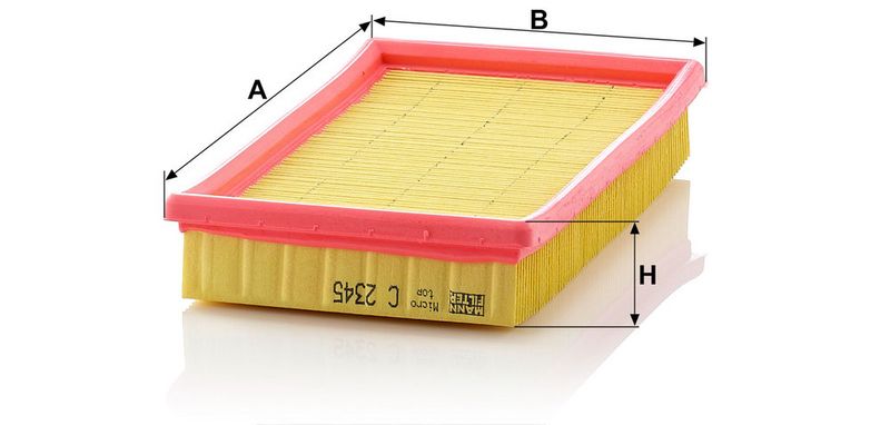 C2345 MANN-FILTER Filtro aria 