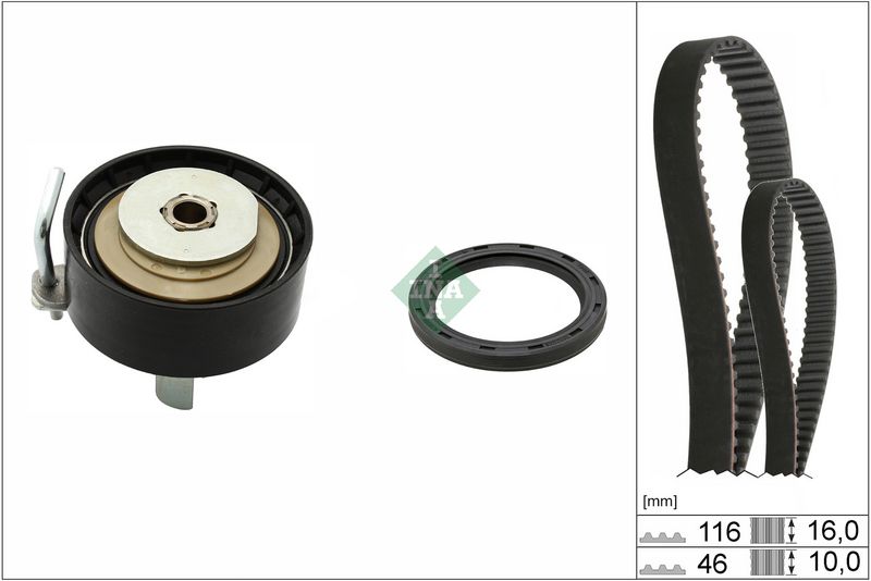 530095810 Schaeffler INA Kit cinghie dentate 