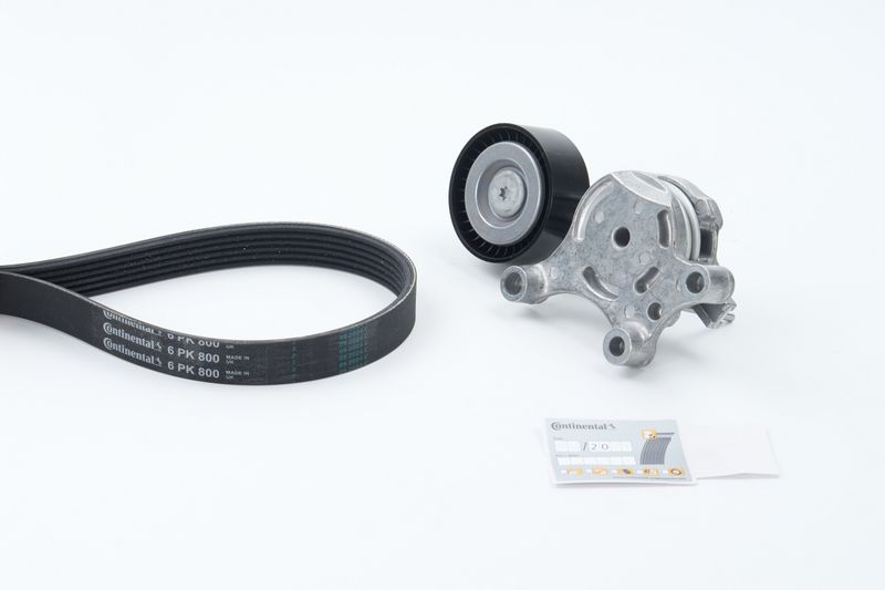 6PK800K2 CONTINENTAL CTAM Kit Cinghie Poly-V 