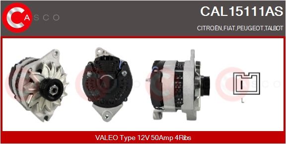 CAL15111AS CASCO Alternatore 