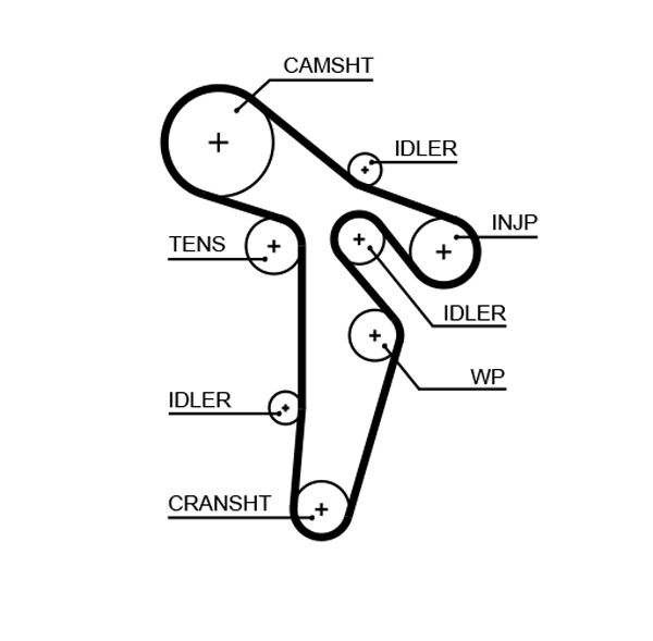 K025649XS GATES Kit cinghie dentate 