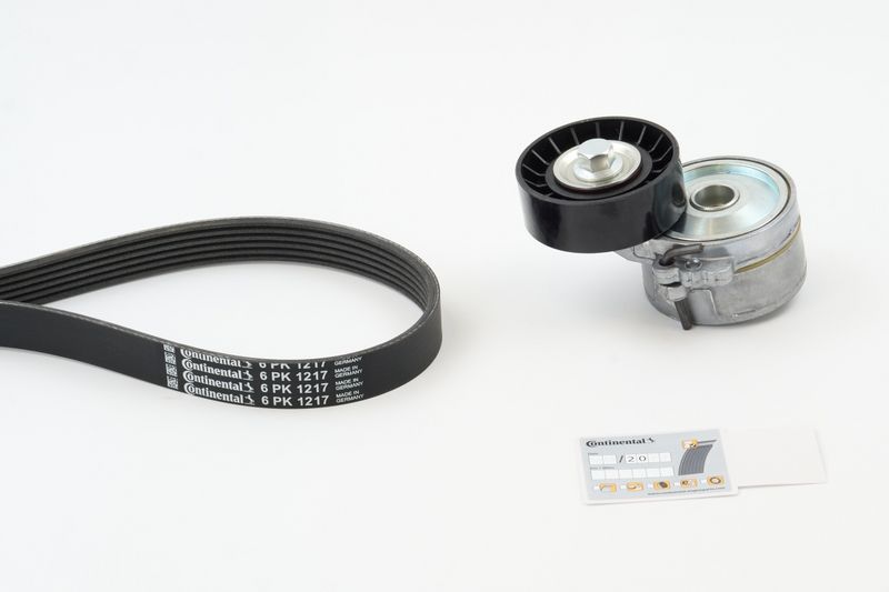 6PK1217K1 CONTINENTAL CTAM Kit Cinghie Poly-V 