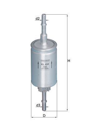 KL458 KNECHT Filtro carburante 