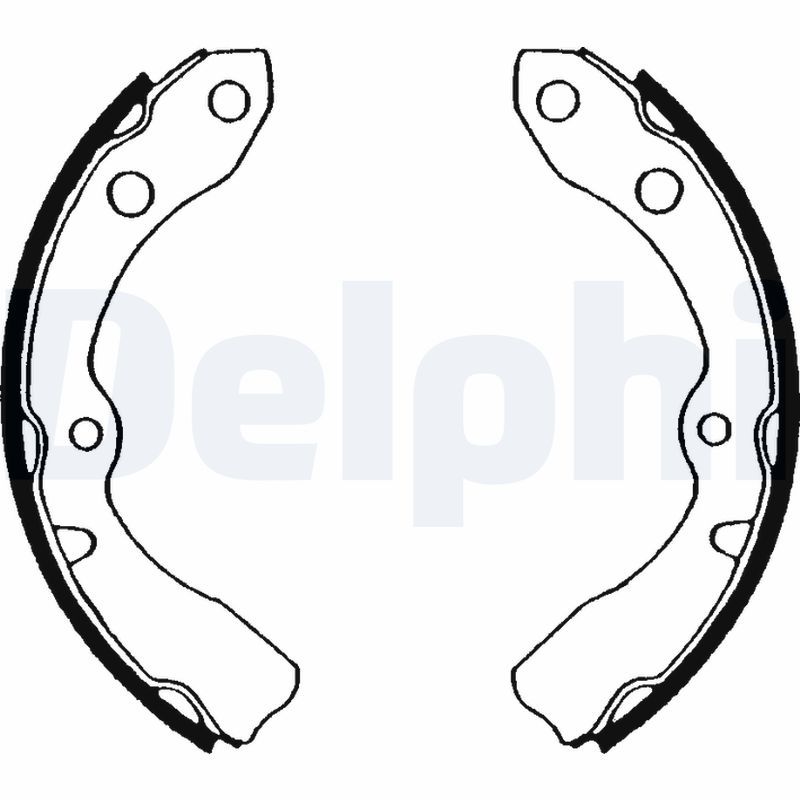 LS1569 DELPHI Kit ganasce freno 