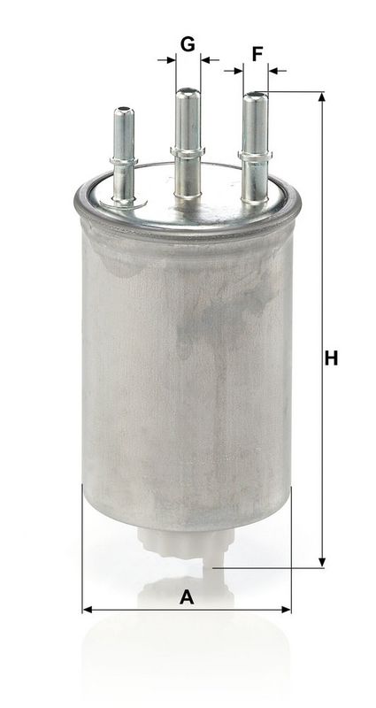WK829/6 MANN-FILTER Filtro carburante 