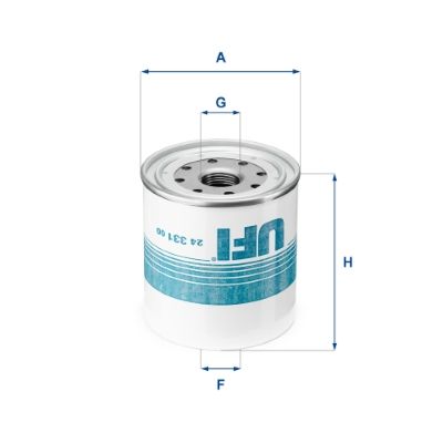 24.331.00 UFI Filtro carburante 