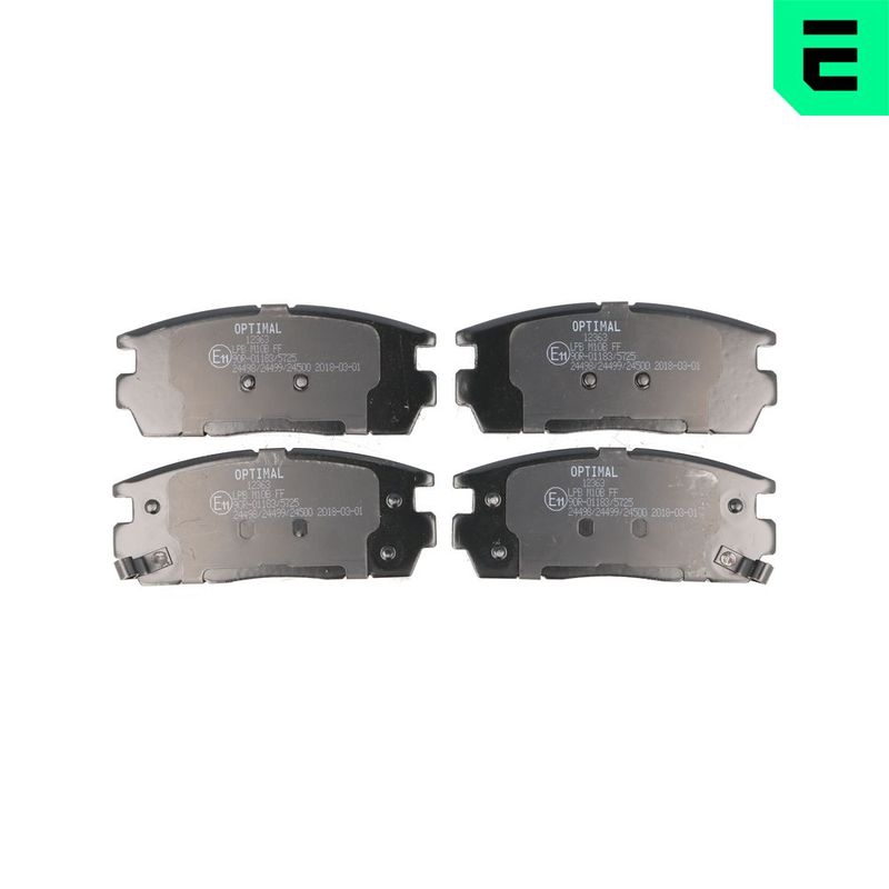BP-12363 OPTIMAL Kit pastiglie freno, Freno a disco 