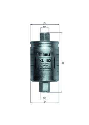 KL182 KNECHT Filtro carburante 