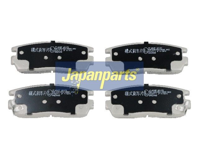 PP-W04AF JAPANPARTS Kit pastiglie freno, Freno a disco 