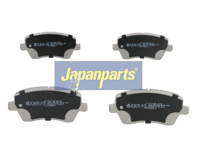 PA-013AF JAPANPARTS Kit pastiglie freno, Freno a disco 