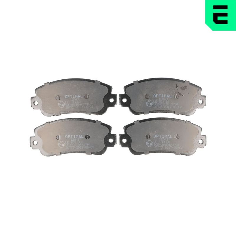 BP-12043 OPTIMAL Kit pastiglie freno, Freno a disco 