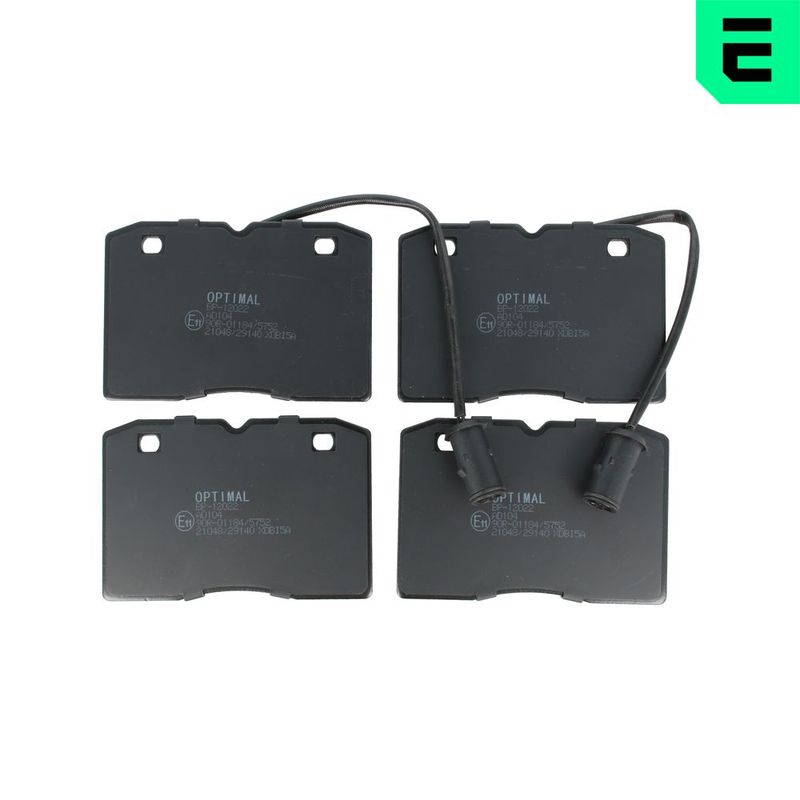 BP-12022 OPTIMAL Kit pastiglie freno, Freno a disco 
