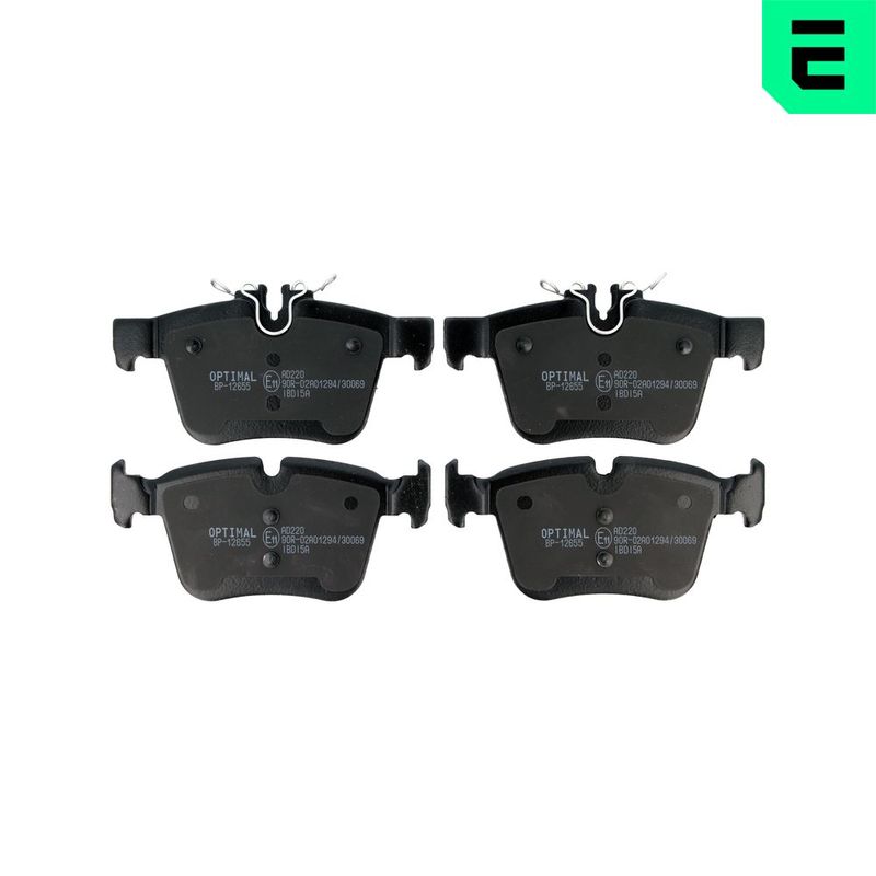 BP-12655 OPTIMAL Kit pastiglie freno, Freno a disco 