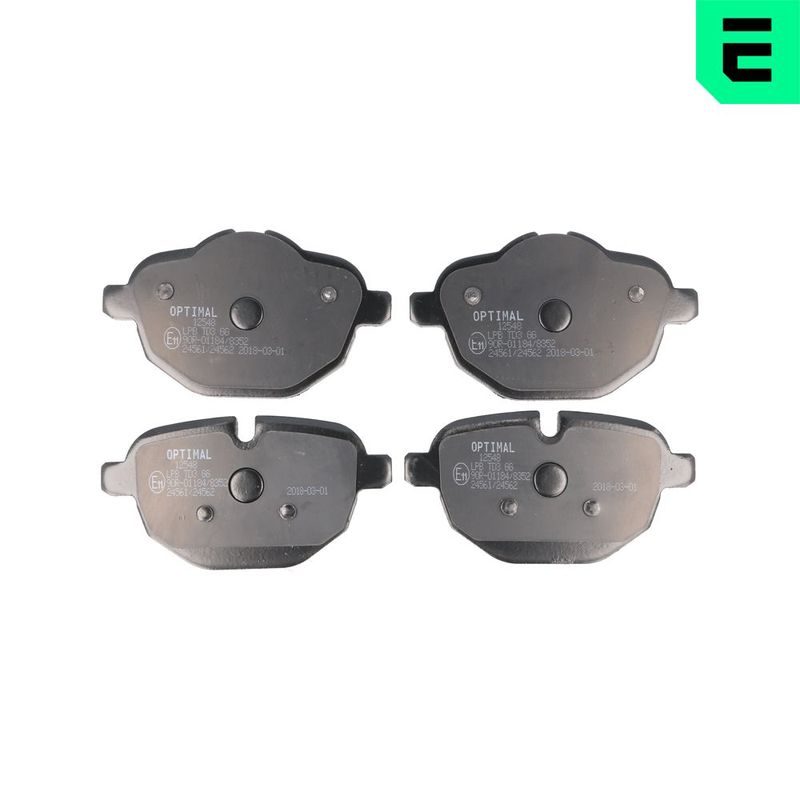 BP-12548 OPTIMAL Kit pastiglie freno, Freno a disco 