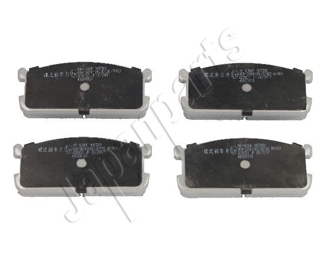 PA-508AF JAPANPARTS Kit pastiglie freno, Freno a disco 