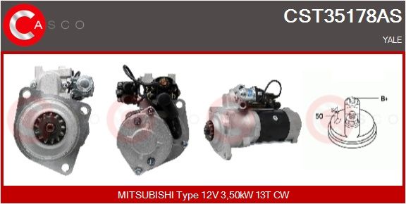 CST35178AS CASCO Motorino d'avviamento 