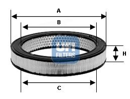 27.939.00 UFI Filtro aria 