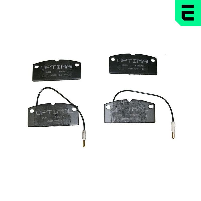 BP-12073 OPTIMAL Kit pastiglie freno, Freno a disco 