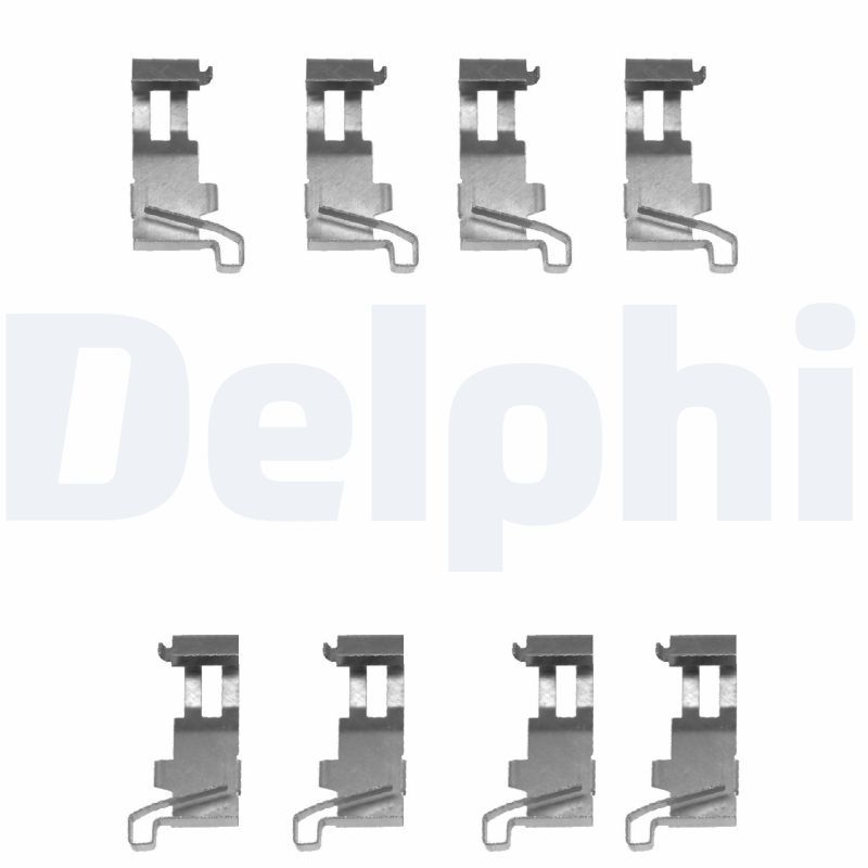LX0361 DELPHI Kit accessori, Pastiglia freno 