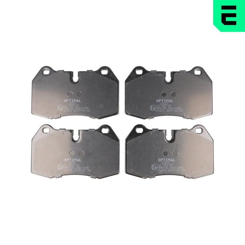 BP-12522 OPTIMAL Kit pastiglie freno, Freno a disco 