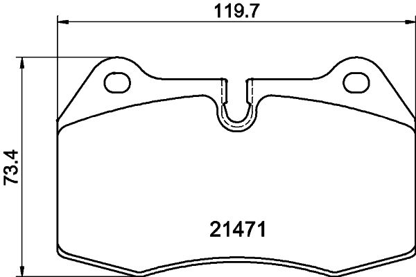 2147103 TEXTAR Kit pastiglie freno, Freno a disco 