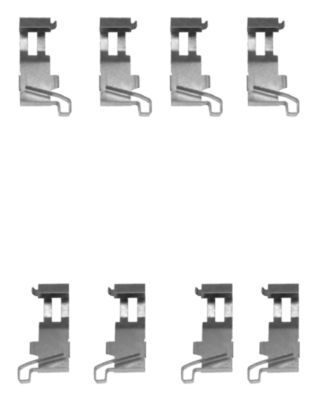 82506200 TEXTAR Kit accessori, Pastiglia freno 