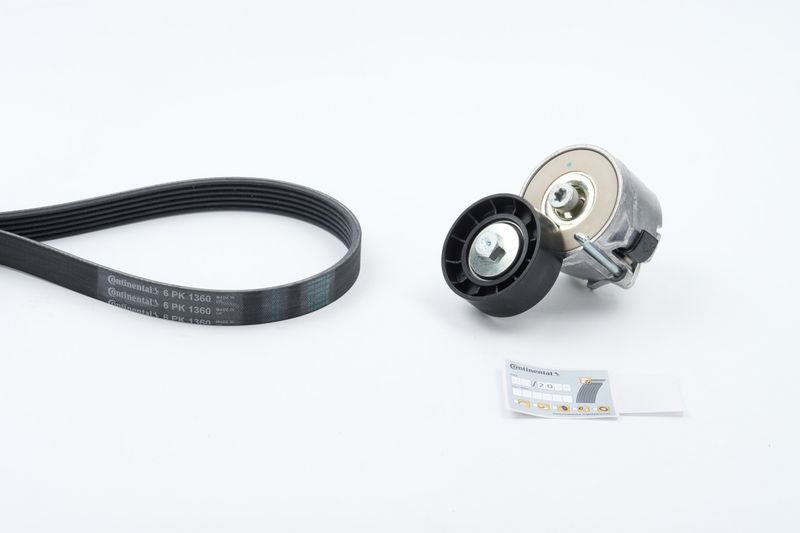 6PK1360K1 CONTINENTAL CTAM Kit Cinghie Poly-V 