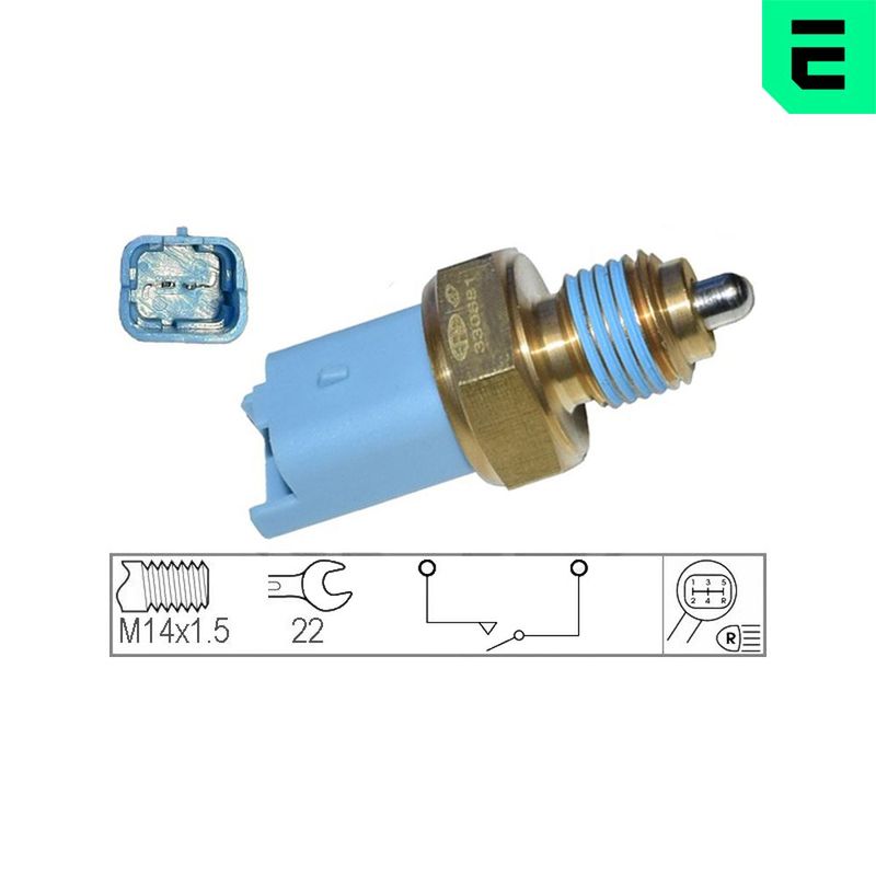 330681 ERA Interruttore, Luce di retromarcia 