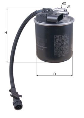 KL912 KNECHT Filtro carburante 