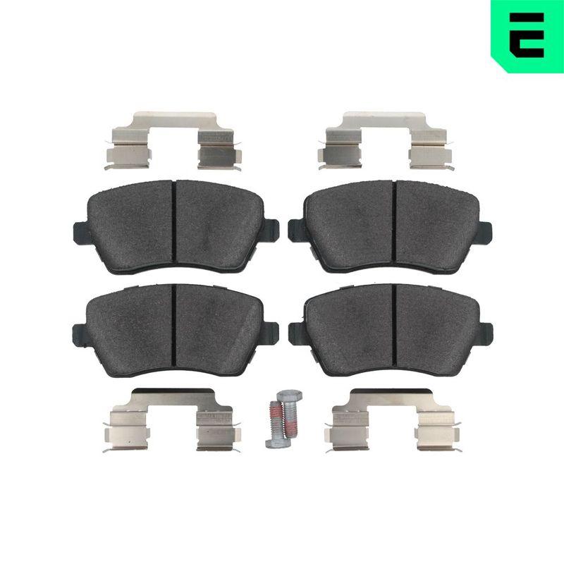 BP-12131 OPTIMAL Kit pastiglie freno, Freno a disco 