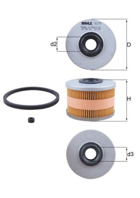 KX79D KNECHT Filtro carburante 