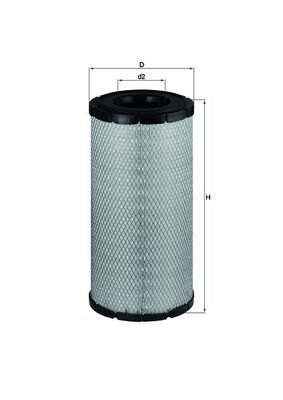 LX1775 KNECHT Filtro aria 