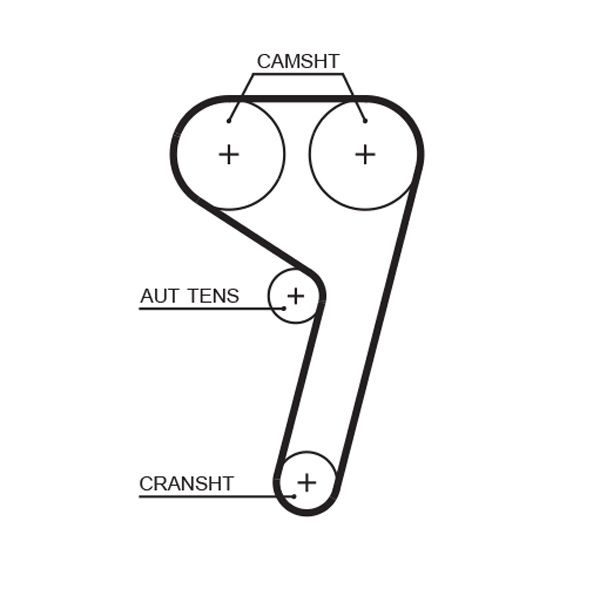 K015669XS GATES Kit cinghie dentate 