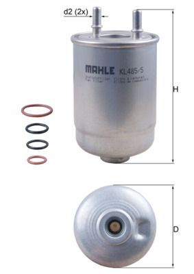 KL485/5D KNECHT Filtro carburante 